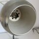 1960s vintage table lamp eyeball brushed steel Aluminor - 34 cm