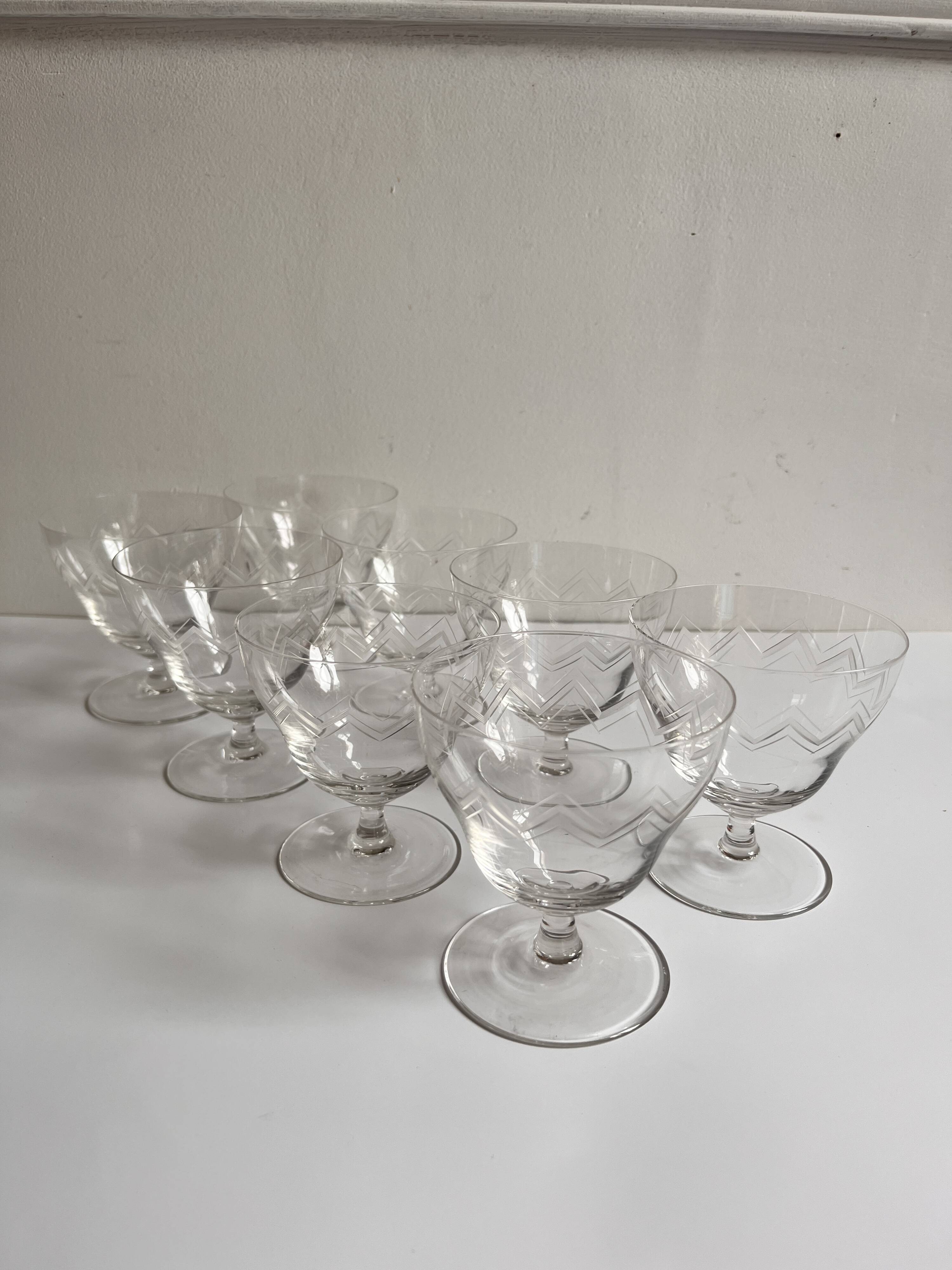 Art Deco glasses