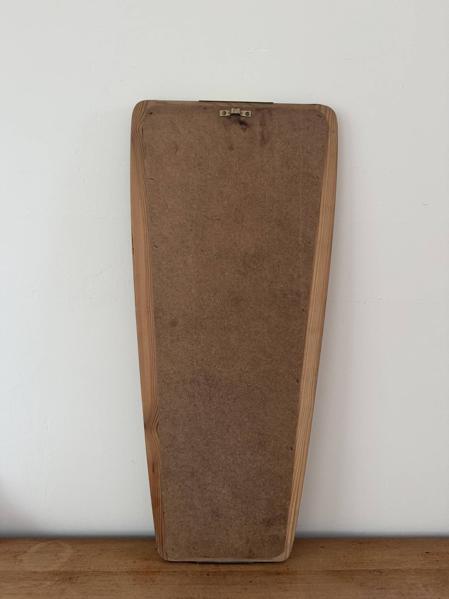 Beautiful vintage Danish mirror with nice brass details