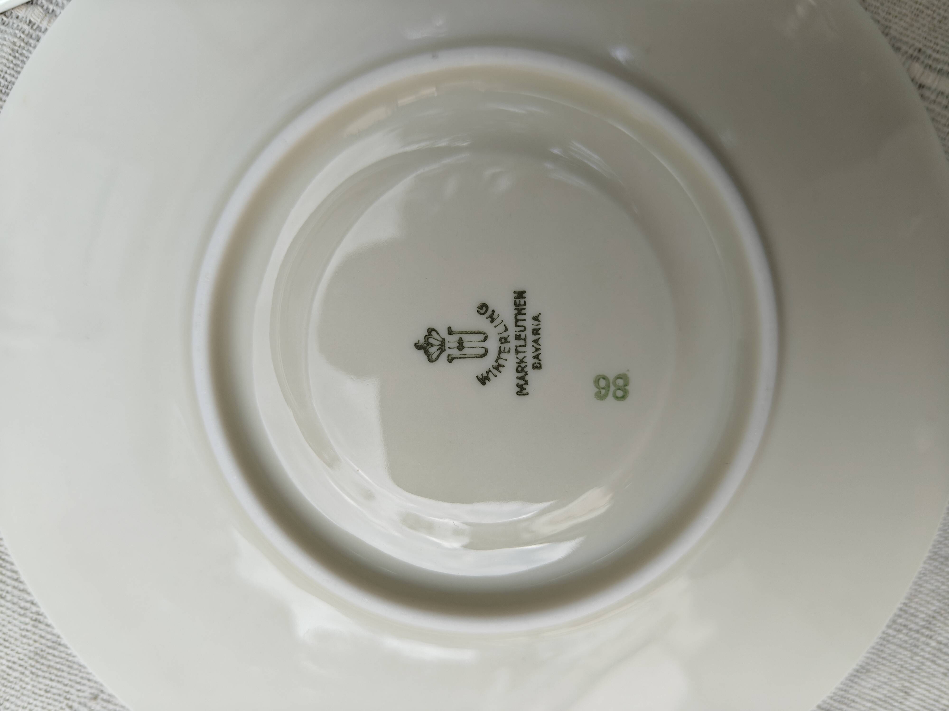 Vintage tea/coffee trio in porcelain from Bavaria Winterling Marktleuthen —