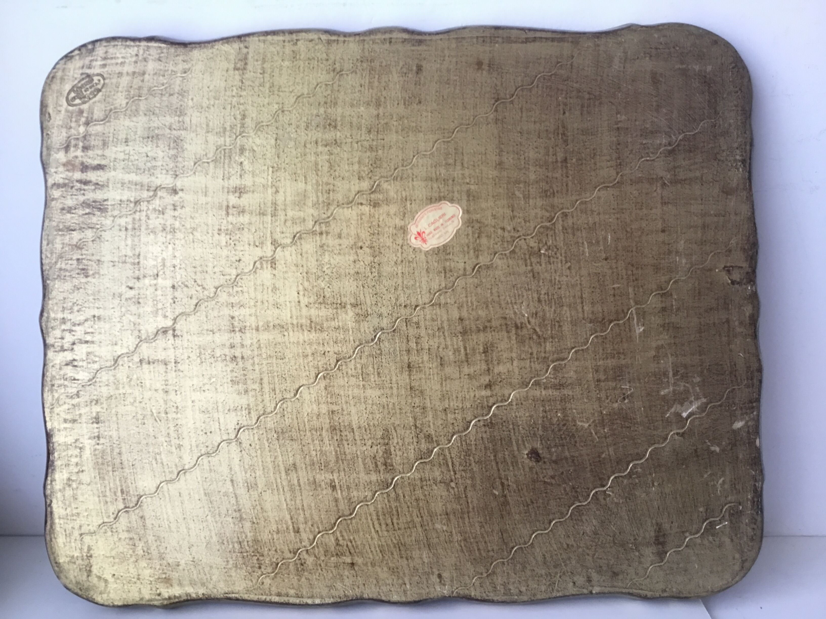 Florentine wooden tray