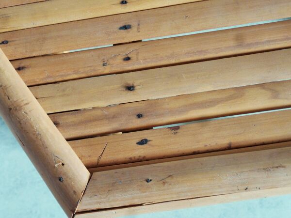 Table d'appoint en bambou, table basse bambou, tabouret bambou.