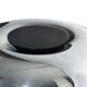 Lumenform, Italian Vintage Mushroom chrome table lamp from 70s