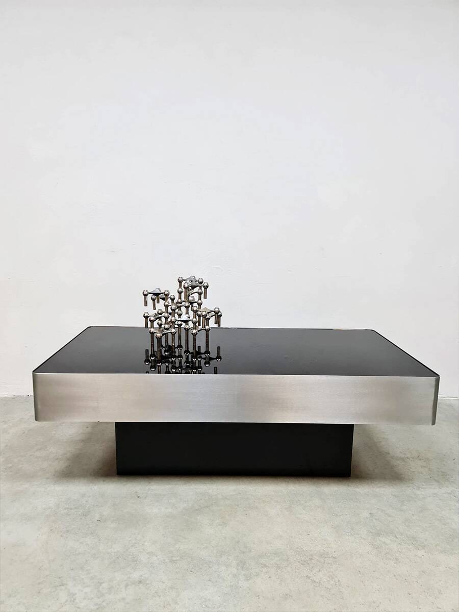 Vintage design Roche Bobois coffee table Minimalism