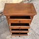 Small workshop cabinet with four drawers, mahogany finish and lined interiors.