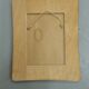 Scandinavian Minimalist Teak Mirror 1960s 36x30cm