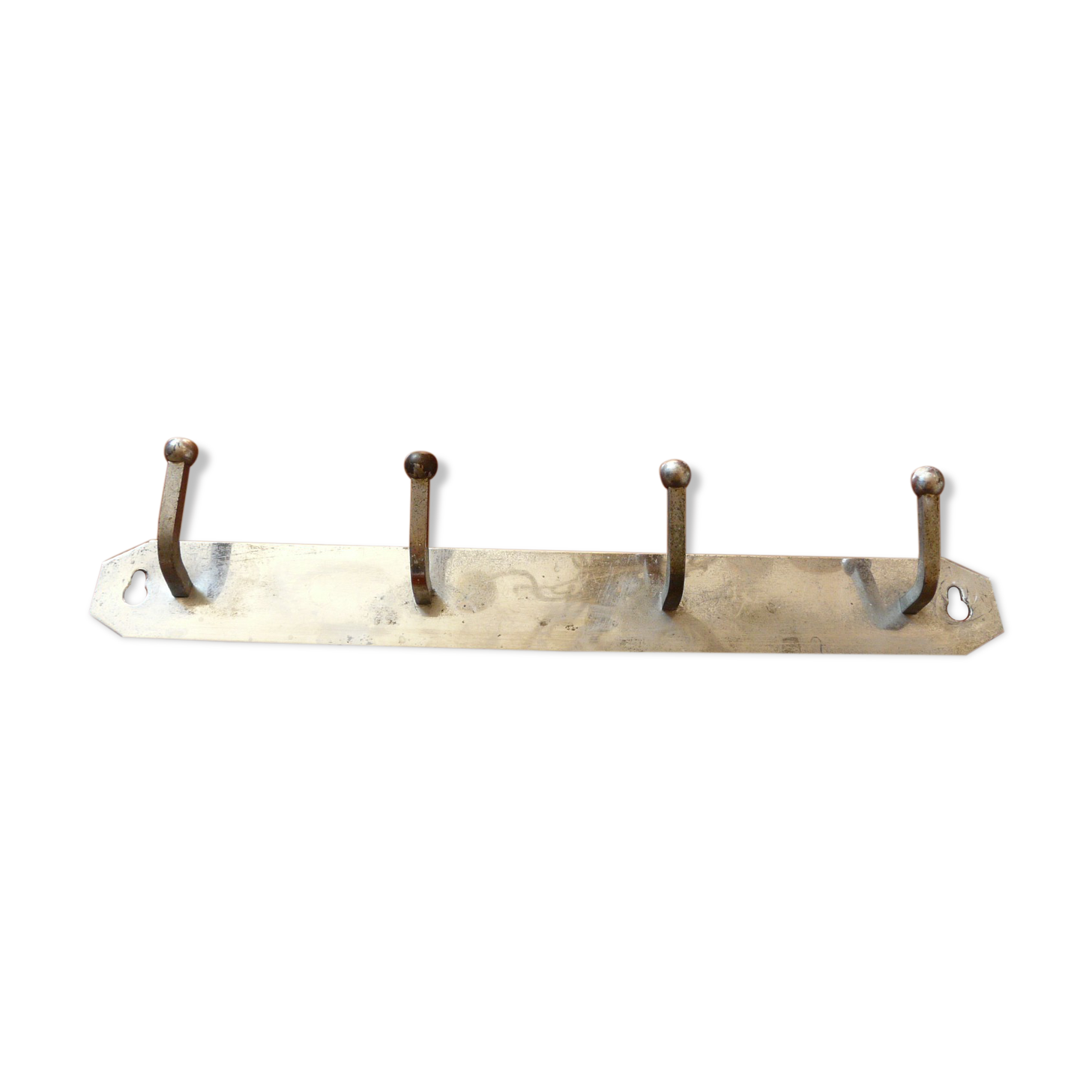 cloth holder or towel rack in chrome metal