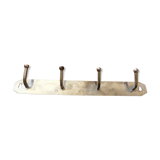 cloth holder or towel rack in chrome metal