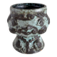 Vintage head cache-pot Strehla ceramics