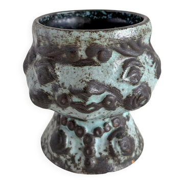 Cache-pot tête vintage Strehla Keramik