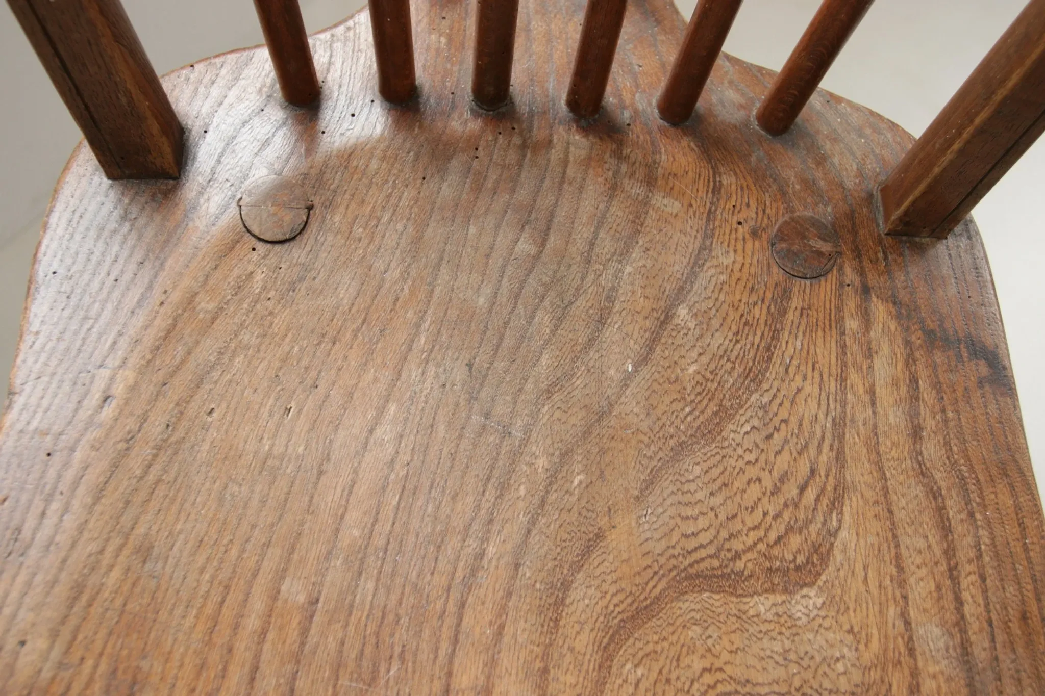 Set of 4 19th-century British military Windsor chairs – WD stamped