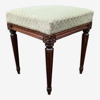 Pouf stool old Louis XVI style