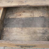Solid wood farm table