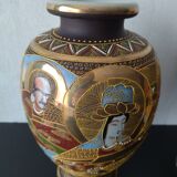 Pair of vintage satsuma vases