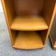 2 contemporary wooden bedside tables from the 2000s.