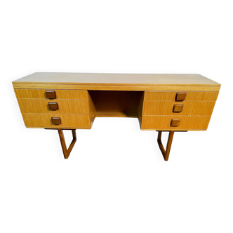 Mid century retro vintage teak bureau 1960