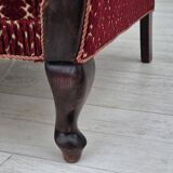 1950s, Danish 3 seater sofa, original condition, furniture velour, beech wood.