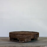 Carved wooden chapatis board