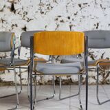 4 conference chairs from La Sorbonne, 1970