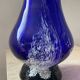 Trio de vases Art Déco bleu cobalt