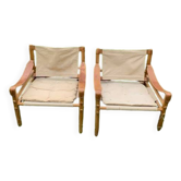 paire de fauteuils Sirocco d'Arne Norell - Suède années 60