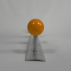 Wall-mounted coat rack with colored balls, 1950s