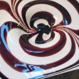 Vintage two tone  large fruit bowl