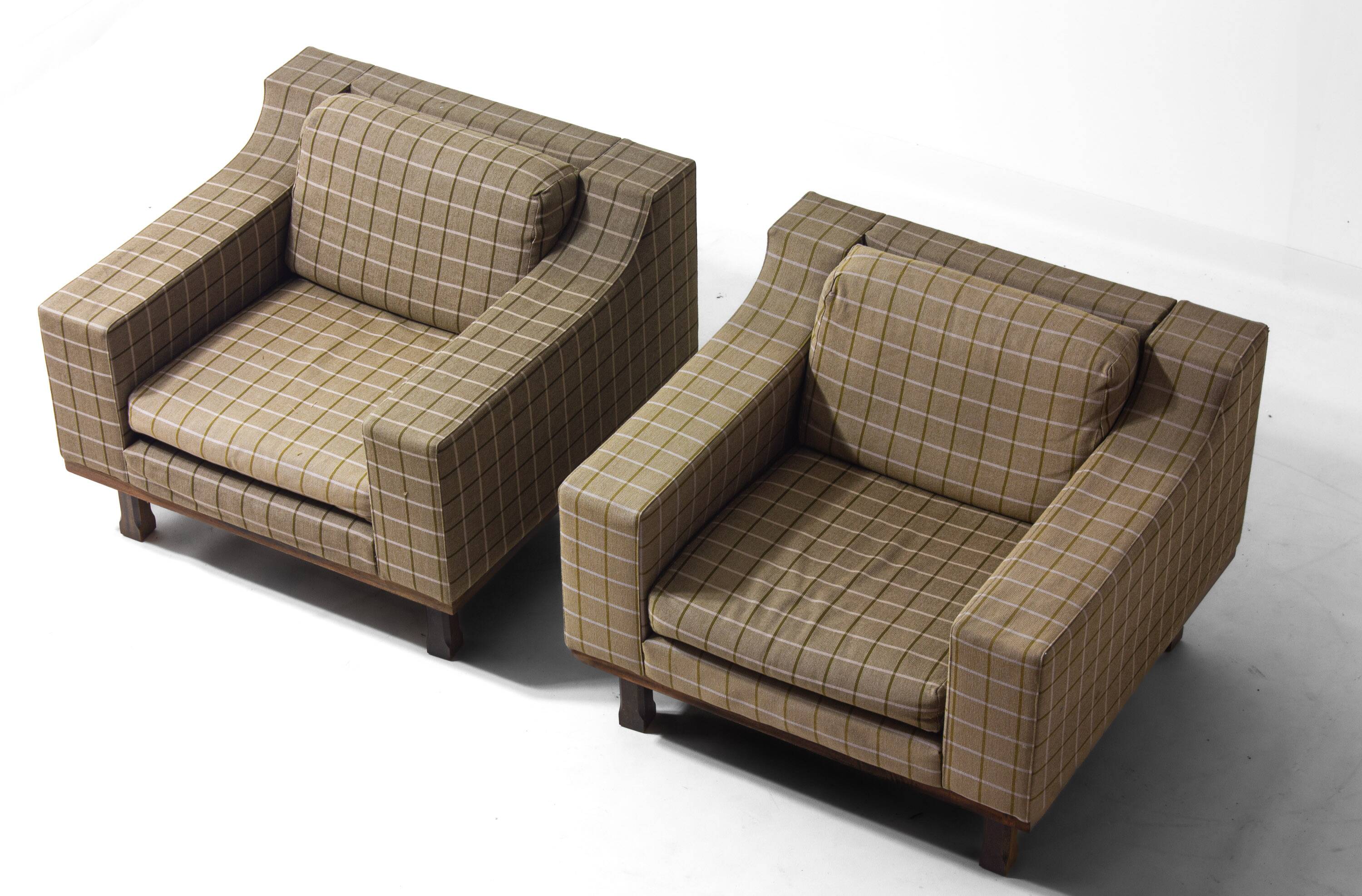 Set of club lounge chairs by Dino Cavalli, 1970s