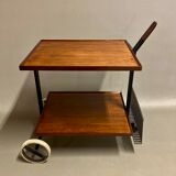 Teak servant trolley trolley trolley