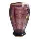 Crystal flower vase early 20th century