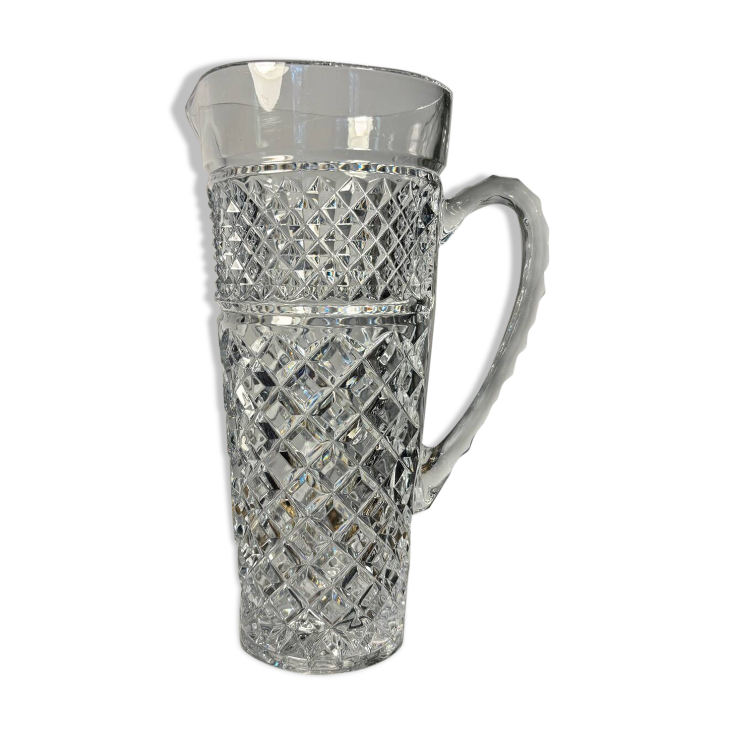 Bohemian crystal jug