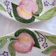 2 vintage apple barbotine plates signed Francesco Guarino
