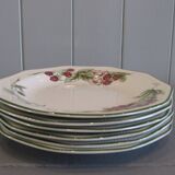 Set of 6 dessert plates Churchill the Chartwell collection