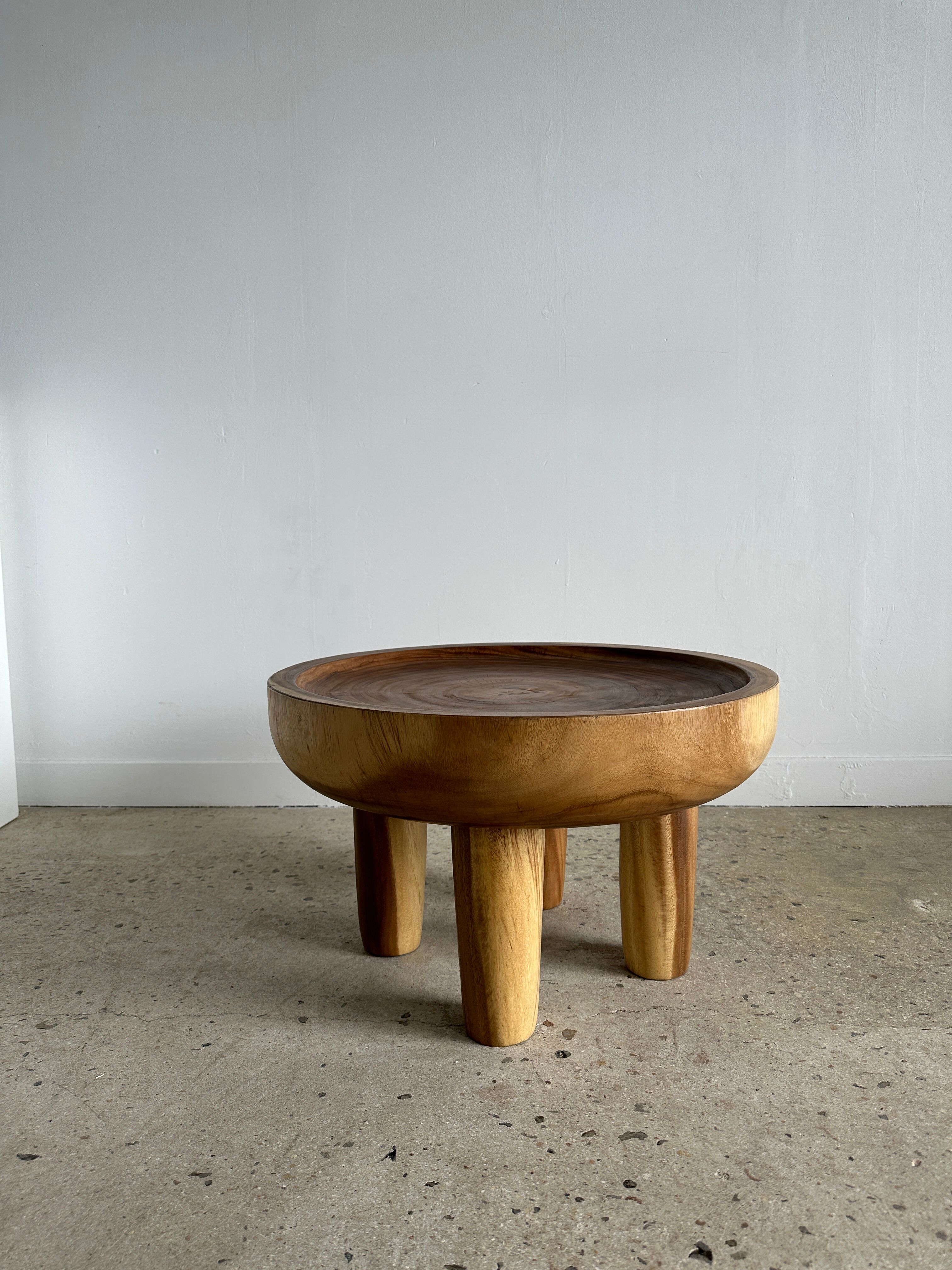 Coffee table, quadripod suar coffee table