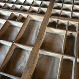 Oak craft cabinet has 13 drawers circa 40's / 50's