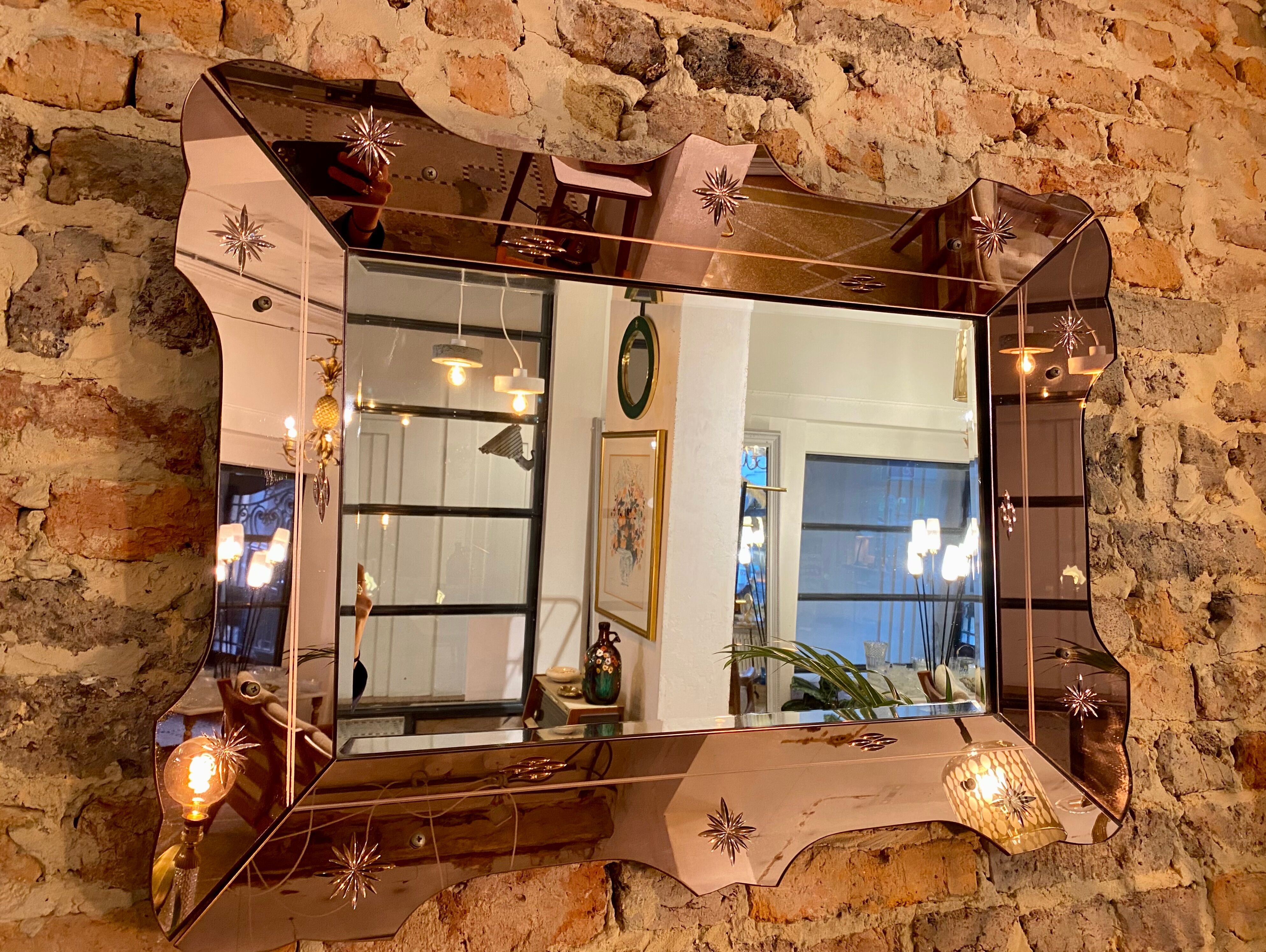Two-tone Venetian mirror
