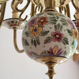 Large Dutch 8-branch chandelier