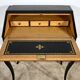 Blackened pearwood and amboyna sloping desk, Napoleon III period, mid-19th century