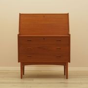 Teak secretary, Danish design, 1960s, Arne Wahl Iversen, Vinde Møbelfabrik