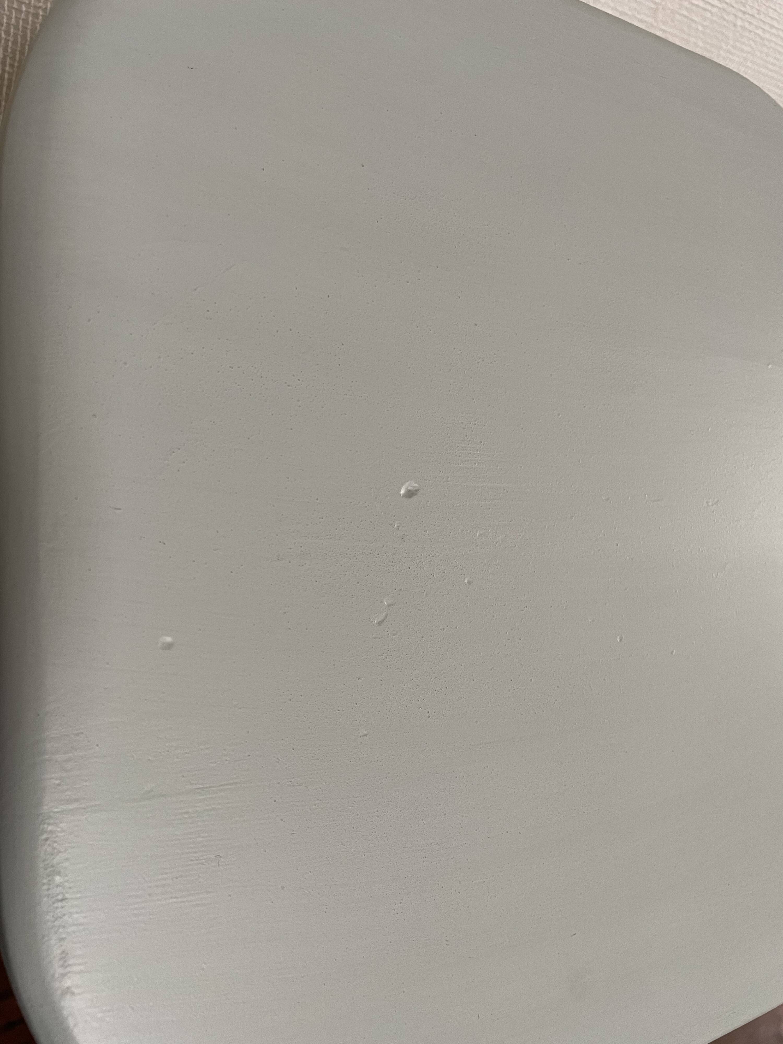 Celadon green pine stool