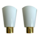 Pair of vintage Limburg wall lights, glass, 70s