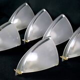 Six VeArt Murano wall lamps by Guismondi for Artemide