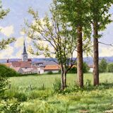 View of village signed