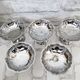 Ice cream cups or vintage sorbet, stainless steel, 70s