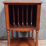 Vintage furniture: 20th-century solid cherry wood music cabinet