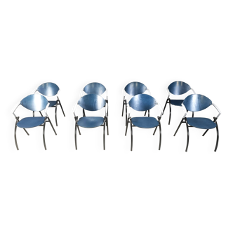 Post modern dining chairs, 1990s