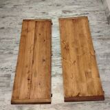 Table ovale en bois avec rallonges