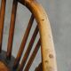 Beautiful, practical antique English highback Windsor chair with a lovely patina