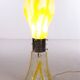 Carlo Nason model Lipstick Design Floor Lamp, Made by Mazzega Italy.