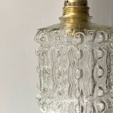 Glass pendant lamp 60s